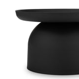 Orvano 60cm Round Coffee Table - Matte Black Coffee Table Eastern-Local