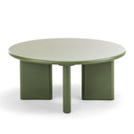 Terren 80cm Round Coffee Table - Olive Green Coffee Table Eastern-Local