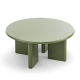 Terren 80cm Round Coffee Table - Olive Green Coffee Table Eastern-Local