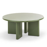 Terren 80cm Round Coffee Table - Olive Green Coffee Table Eastern-Local