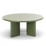 Terren 80cm Round Coffee Table - Olive Green Coffee Table Eastern-Local