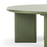 Terren 80cm Round Coffee Table - Olive Green Coffee Table Eastern-Local