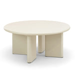 CF24135-EA Terren 80cm Round Coffee Table - Ecru Putty Coffee Table Eastern-Local