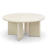 CF24135-EA Terren 80cm Round Coffee Table - Ecru Putty Coffee Table Eastern-Local