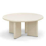 CF24135-EA Terren 80cm Round Coffee Table - Ecru Putty Coffee Table Eastern-Local