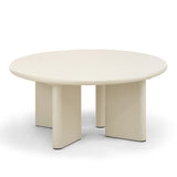 CF24135-EA Terren 80cm Round Coffee Table - Ecru Putty Coffee Table Eastern-Local