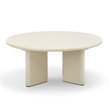 CF24135-EA Terren 80cm Round Coffee Table - Ecru Putty Coffee Table Eastern-Local