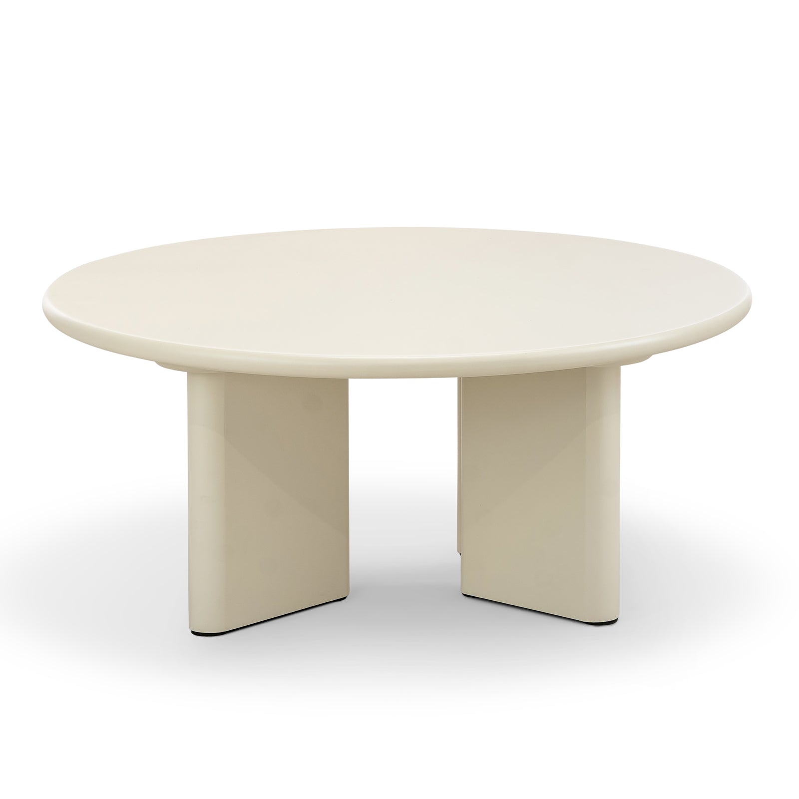 CF24135-EA Terren 80cm Round Coffee Table - Ecru Putty Coffee Table Eastern-Local