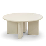 CF24135-EA Terren 80cm Round Coffee Table - Ecru Putty Coffee Table Eastern-Local