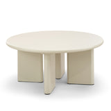 CF24135-EA Terren 80cm Round Coffee Table - Ecru Putty Coffee Table Eastern-Local