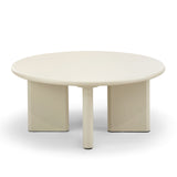 CF24135-EA Terren 80cm Round Coffee Table - Ecru Putty Coffee Table Eastern-Local