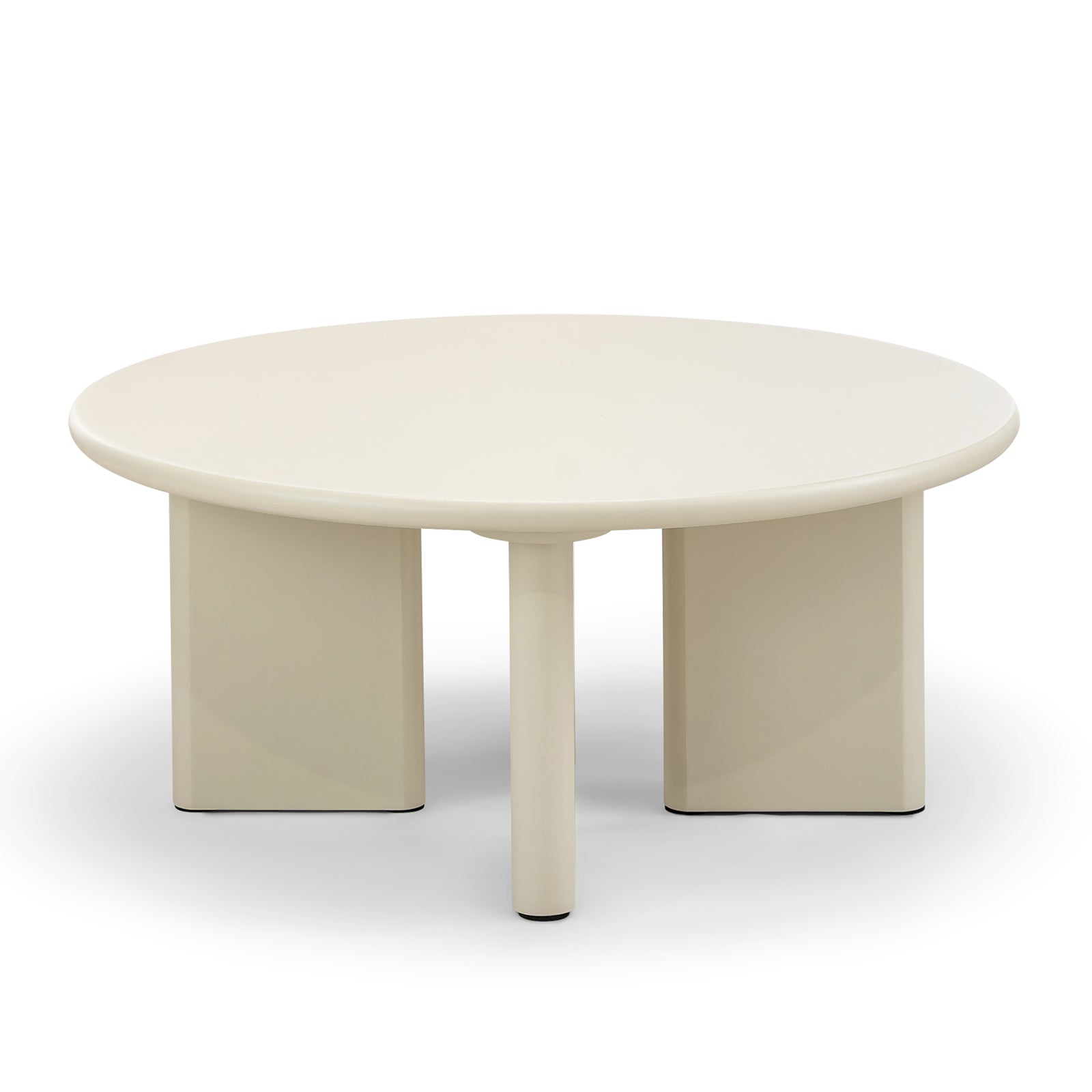 CF24135-EA Terren 80cm Round Coffee Table - Ecru Putty Coffee Table Eastern-Local