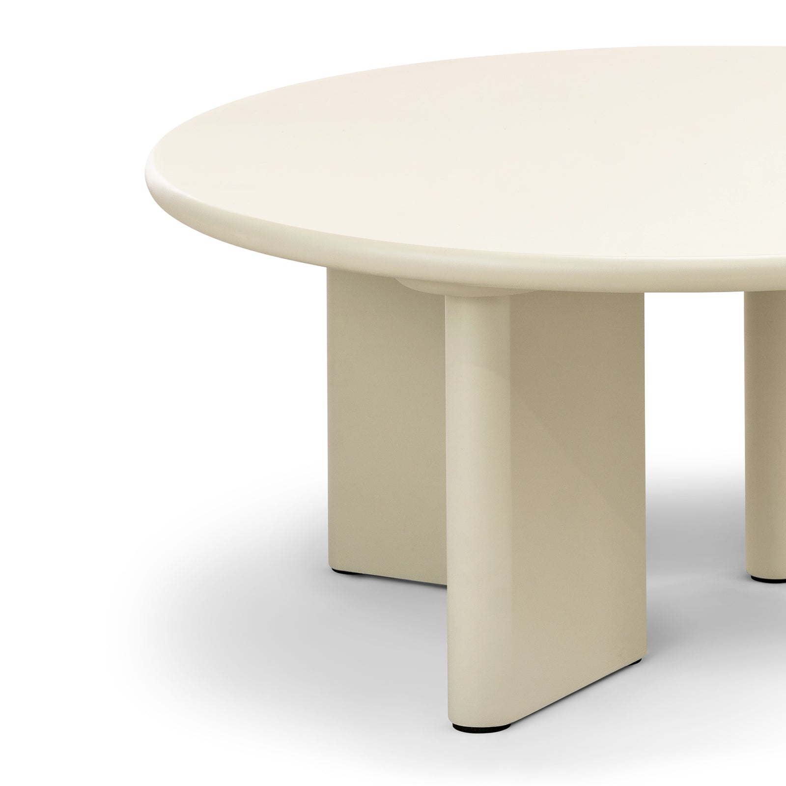 CF24135-EA Terren 80cm Round Coffee Table - Ecru Putty Coffee Table Eastern-Local