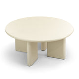 CF24135-EA Terren 80cm Round Coffee Table - Ecru Putty Coffee Table Eastern-Local