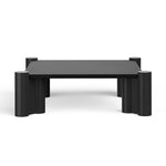 Daxen 100cm Square Concrete Coffee Table - Black Coffee Table Eastern-Local