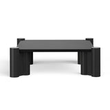 Daxen 100cm Square Concrete Coffee Table - Black Coffee Table Eastern-Local