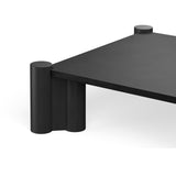 Daxen 100cm Square Concrete Coffee Table - Black Coffee Table Eastern-Local