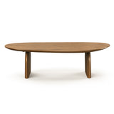 Fendro 1.3m Freeform Coffee Table - Brown Oak