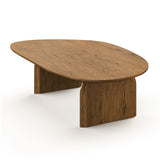 Fendro 1.3m Freeform Coffee Table - Brown Oak