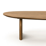 Fendro 1.3m Freeform Coffee Table - Brown Oak