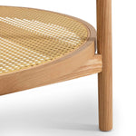 Ex Display - Simra 86cm Glass Top Coffee Table - Natural - Last One Coffee Table Iggy-Core