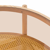 Ex Display - Simra 86cm Glass Top Coffee Table - Natural - Last One Coffee Table Iggy-Core