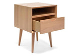 Ex Display - Asta SQ Wooden Bedside Table Bedside Table VN-Core   