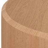 Selma 1.5m Round Plinth - Natural Oak Display Unit Century-Core