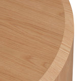 Selma 1.5m Round Plinth - Natural Oak Display Unit Century-Core