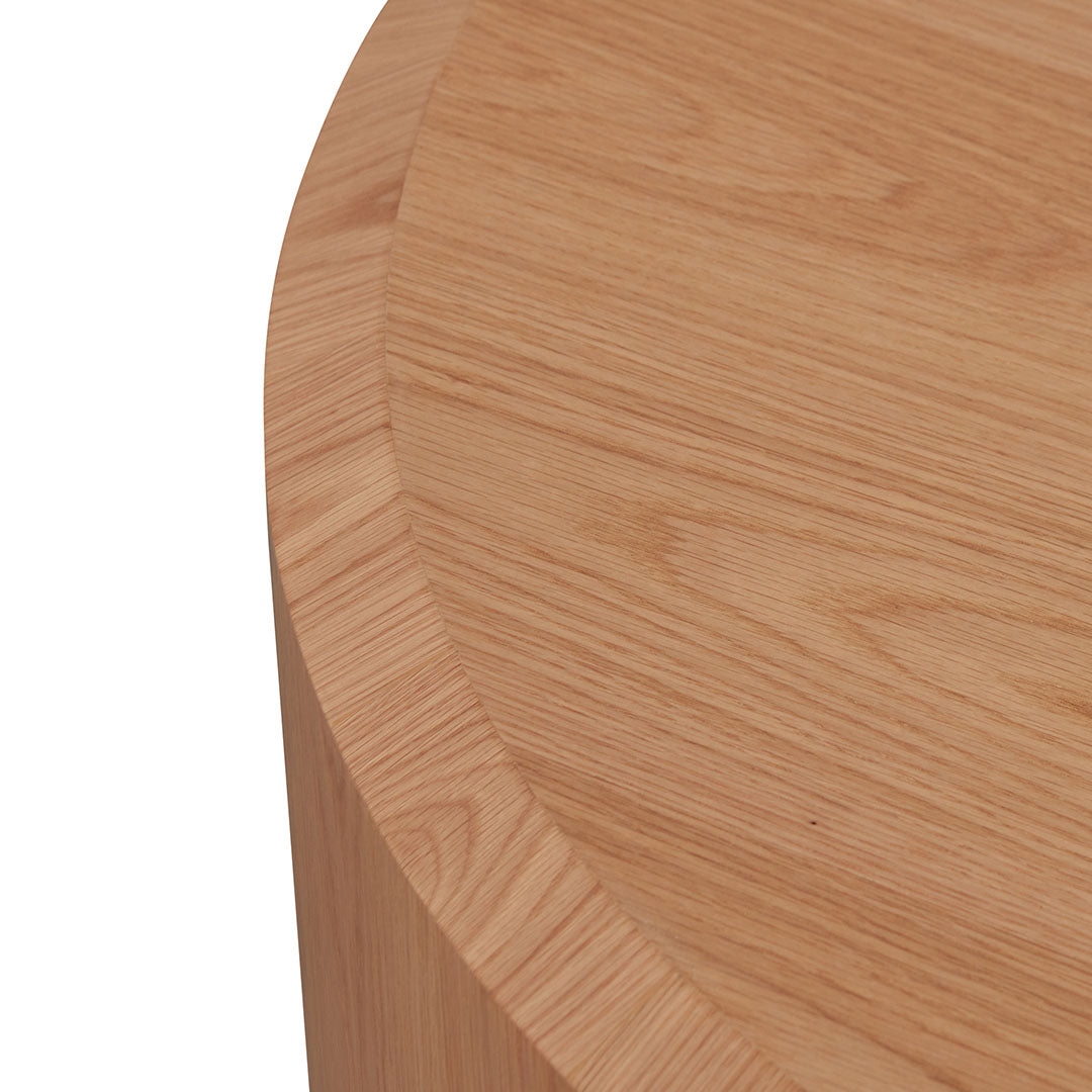 Ex Display - Selma 1.2m Round Plinth - Natural Oak Display Unit Century-Core