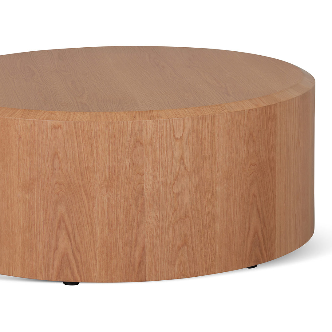 Selma 1.2m Round 50cm High Plinth - Natural Oak Display Unit Century-Core
