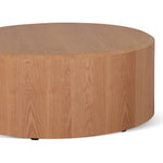 Selma 1.2m Round 50cm High Plinth - Natural Oak Display Unit Century-Core