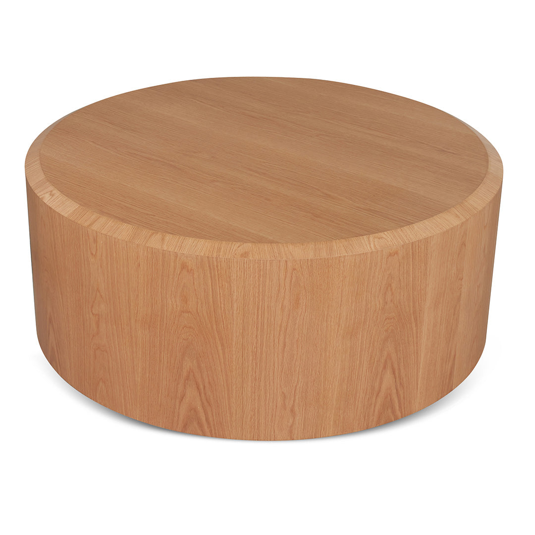 Selma 1.2m Round 50cm High Plinth - Natural Oak Display Unit Century-Core