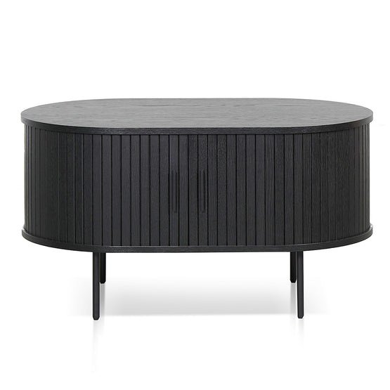 Dania 100cm Oval Coffee Table Full Black Interior Secrets