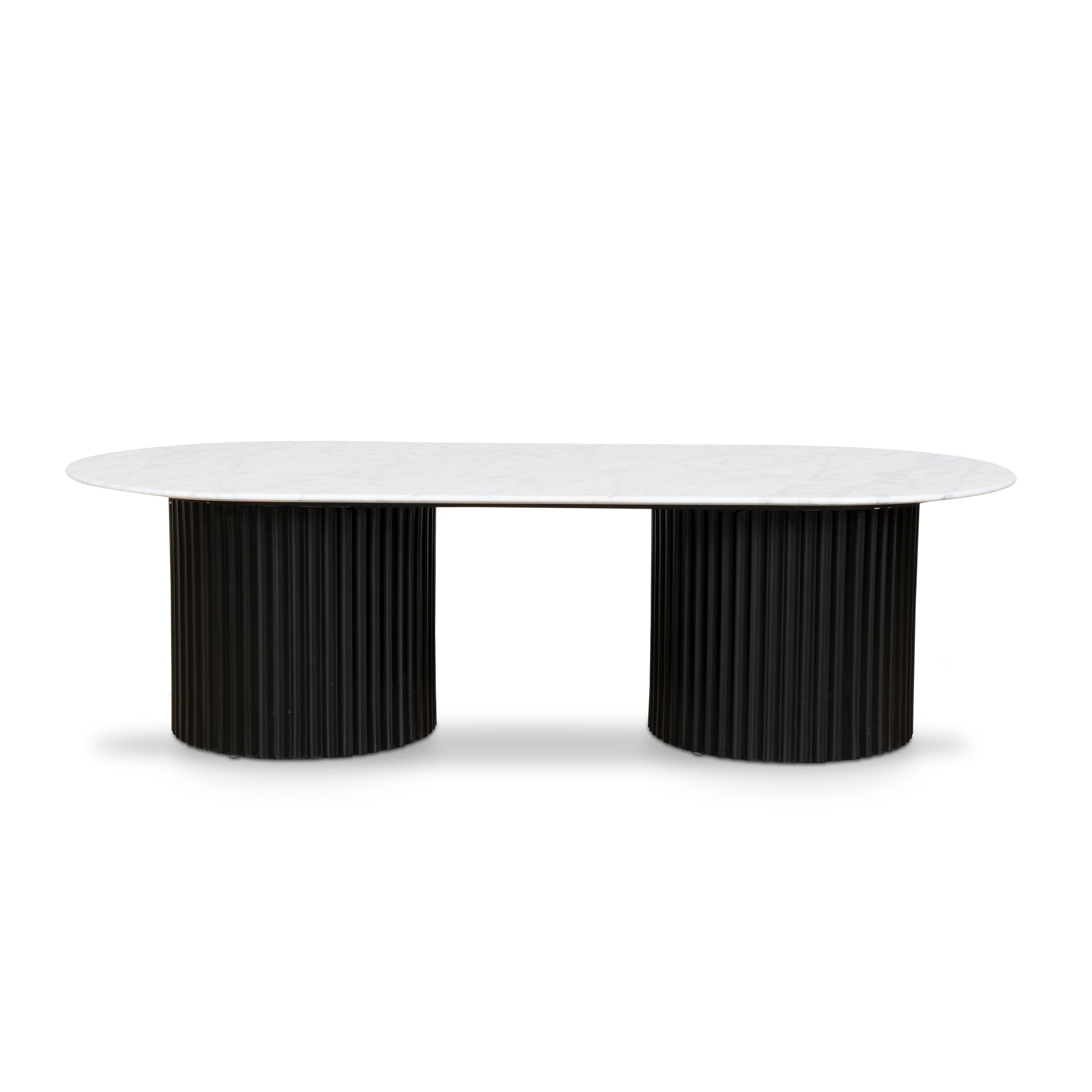 Elino 1.3m Marble Coffee Table - Black Coffee Table Dwood-Core