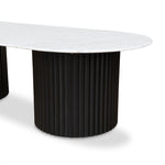 Elino 1.3m Marble Coffee Table - Black Coffee Table Dwood-Core