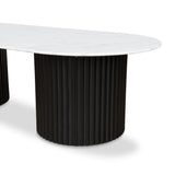 Elino 1.3m Marble Coffee Table - Black Coffee Table Dwood-Core