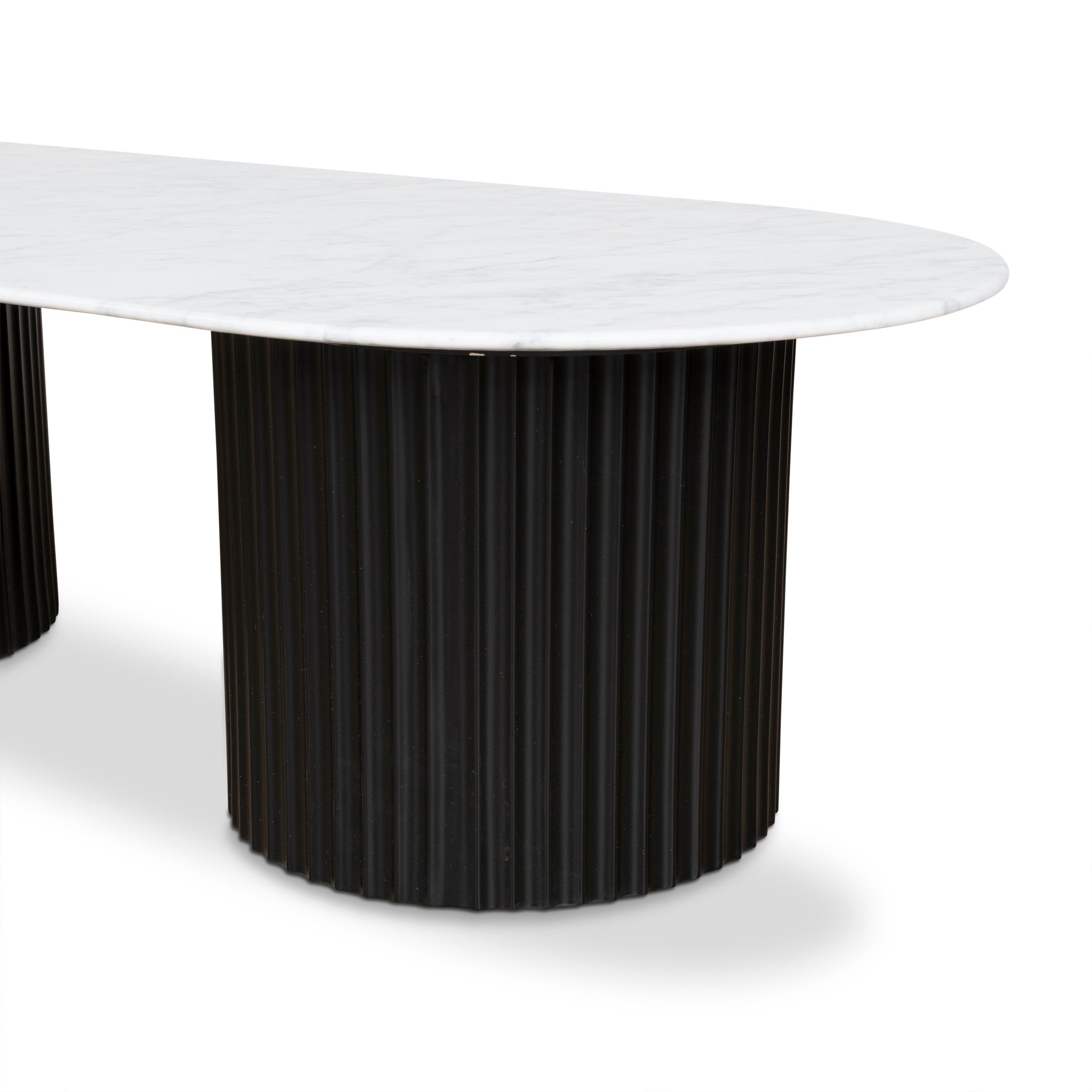 Elino 1.3m Marble Coffee Table - Black Coffee Table Dwood-Core