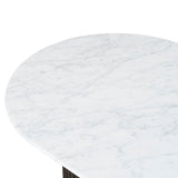 Elino 1.3m Marble Coffee Table - Black Coffee Table Dwood-Core