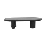Nasim 1.5m Coffee Table - Full Black Coffee Table Dwood-Core   