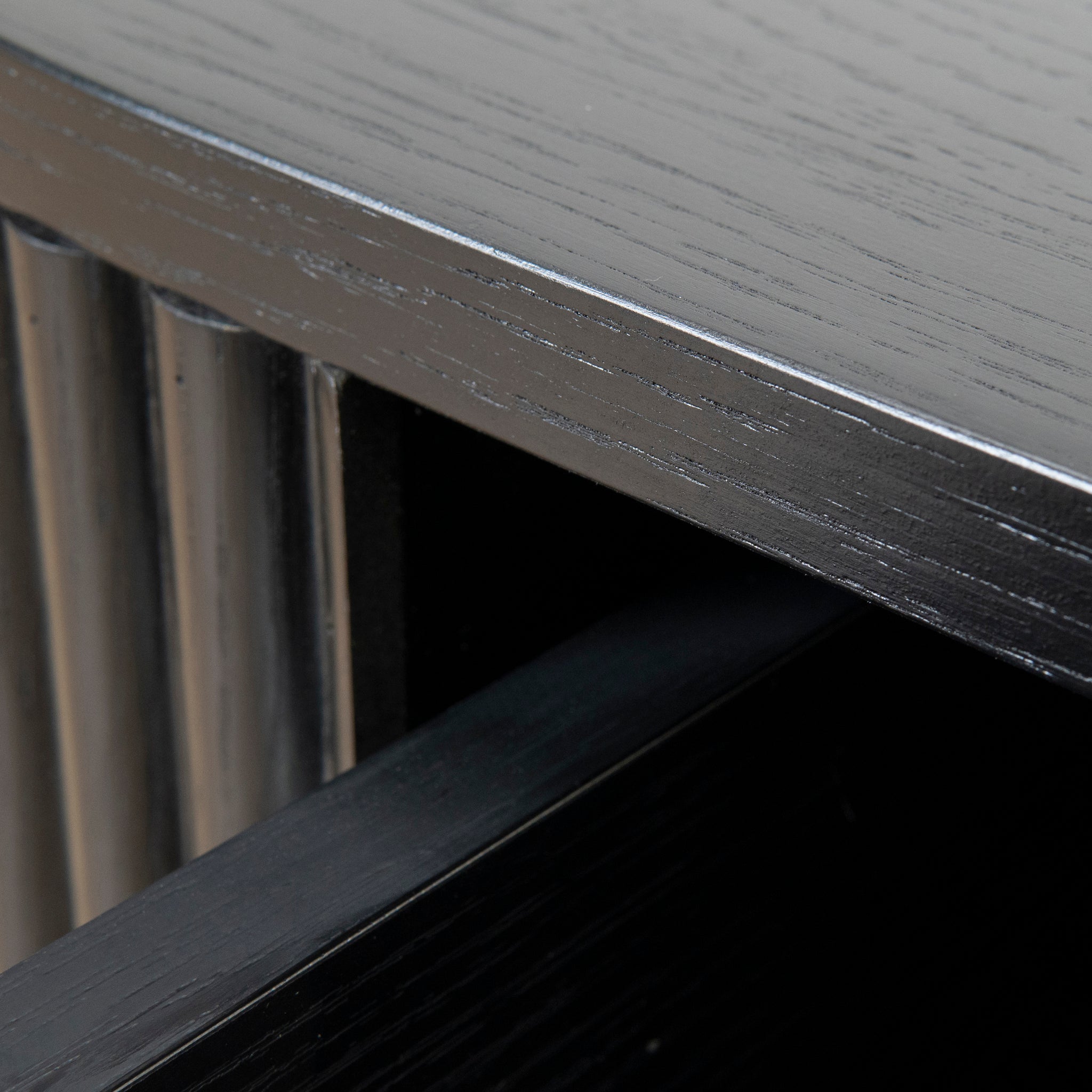 Ex Display - Melita 1.2m Coffee Table - Full Black Coffee Table KD-Core