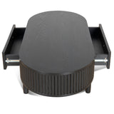 Ex Display - Melita 1.2m Coffee Table - Full Black Coffee Table KD-Core