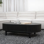 Melita 1.2m Coffee Table - Full Black Coffee Table KD-Core
