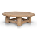 Freeman 100cm Elm Round Coffee Table - Natural Coffee Table Nasa-Core