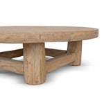 Freeman 100cm Elm Round Coffee Table - Natural Coffee Table Nasa-Core
