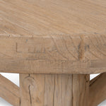Freeman 100cm Elm Round Coffee Table - Natural Coffee Table Nasa-Core