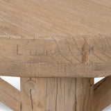 Freeman 100cm Elm Round Coffee Table - Natural Coffee Table Nasa-Core