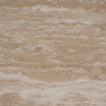 Agosti Travertine Marble 100cm Round Coffee Table - White Wash Coffee Table Nicki-Core