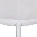 Savio 90cm Round Coffee Table - Cafe White Coffee Table Rebhi-Core   