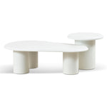 Ex Display - Chen Nested Table - Full White Table Set Century-Core